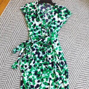 MAGGY LONDON WRAP DRESS SIZE 2